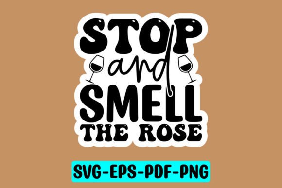 Review: Stop and Smell the Rose Sticker SVG for Embroidery