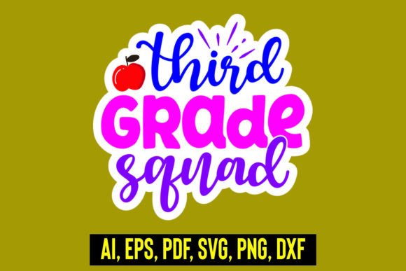 Third Grade Squad: A Designer's Take on Back-to-School Stitching